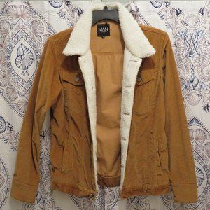 Corduroy Lined Trucker Jacket - M